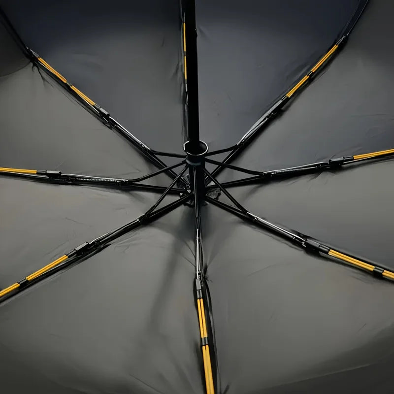 Automatic Opening And Closing FoldingUmbrella - Compact Design - Ergonomic Handle8 Steel Ribs - Outdoor Portable Durable Folding