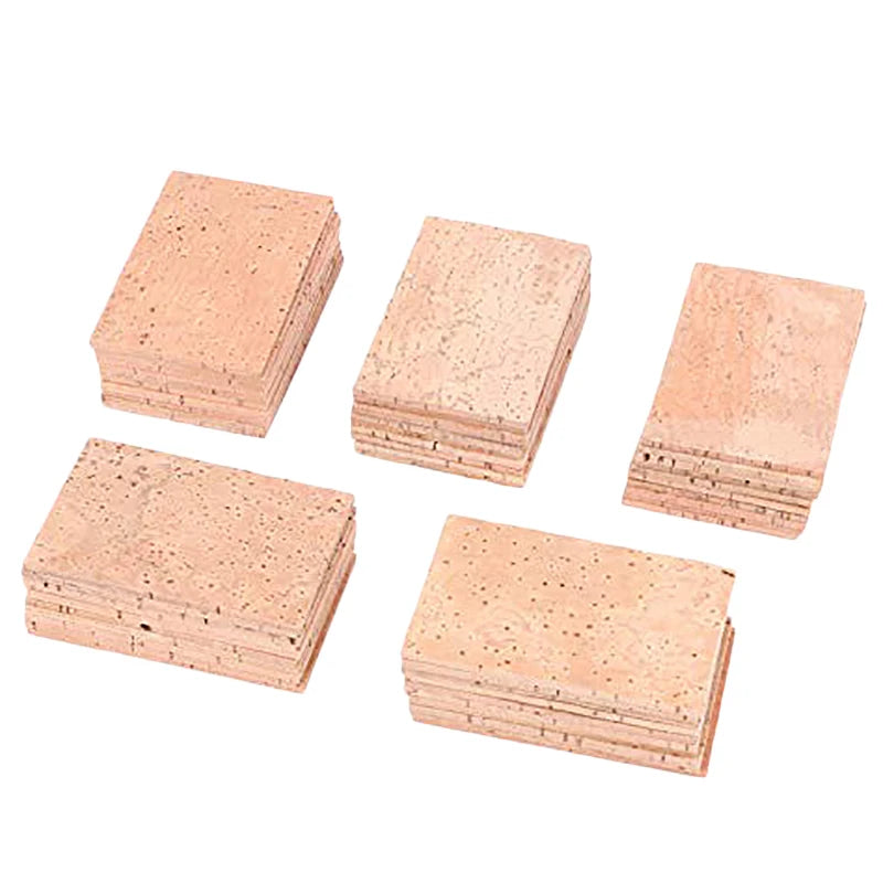 Natural Saxophone Neck Cork Sheets — 50 Pieces -> "Naturalne korki na szyjkę saksofonu – 50 szt."