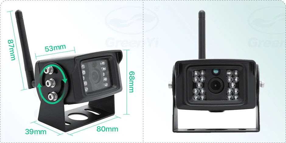 5G WiFi Truck Backup Camera 720P Night Vision for RV Bus Trailer