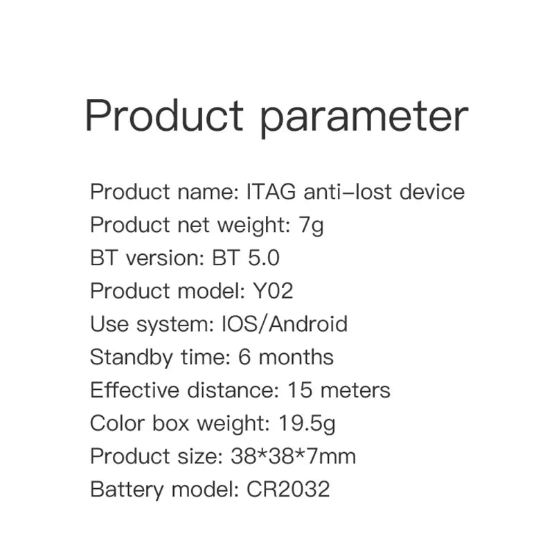 Bluetooth 5.0 Mini GPS Anti‑Lost Tracker Smart Locator Finder Device For Pets Elderly Kids Wallet Bag Car Item Tracking Tool Support IOS Android System