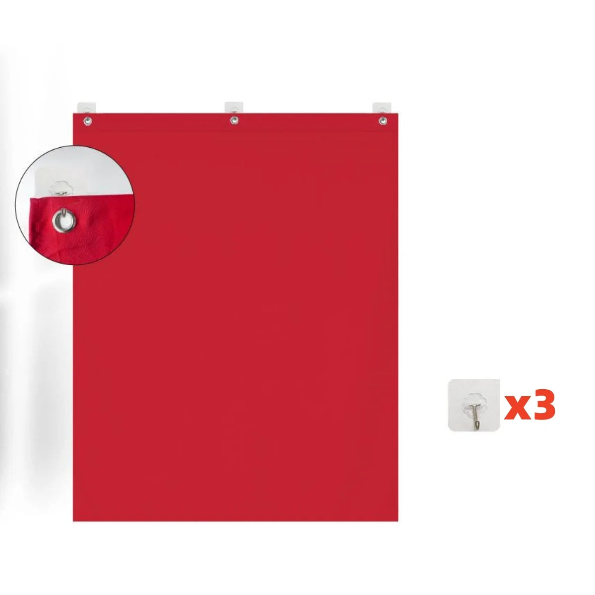 Solid-Colour Photography Backdrop, Size Options