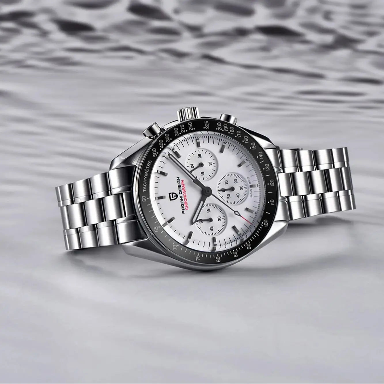 Pagani Design Moonwatch Chronograph Quartz Men's Steel Watch