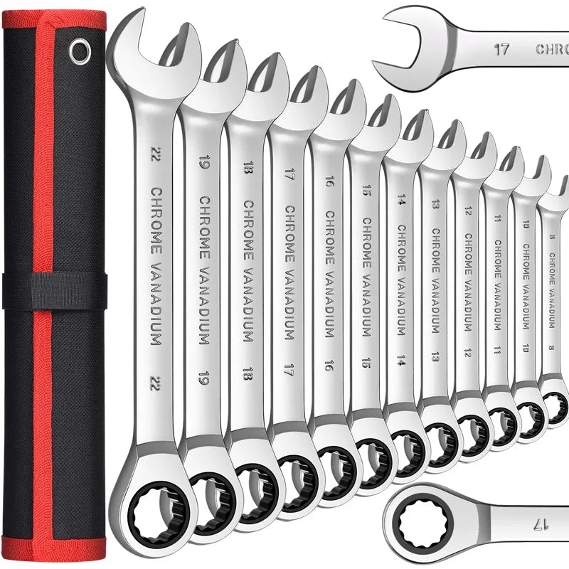 Ratcheting Combination Wrench Sets