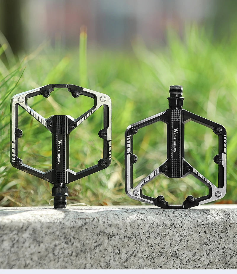 Pedales de plataforma de aluminio WEST BIKING — Par