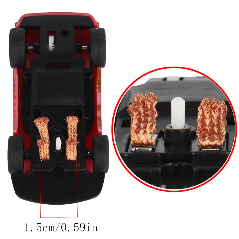 RC Railway Car1:43 Accessories Toy Electric Race Track Vehicle Double Battle Speedway Profissional Slot Car Circuit Racing Gift
