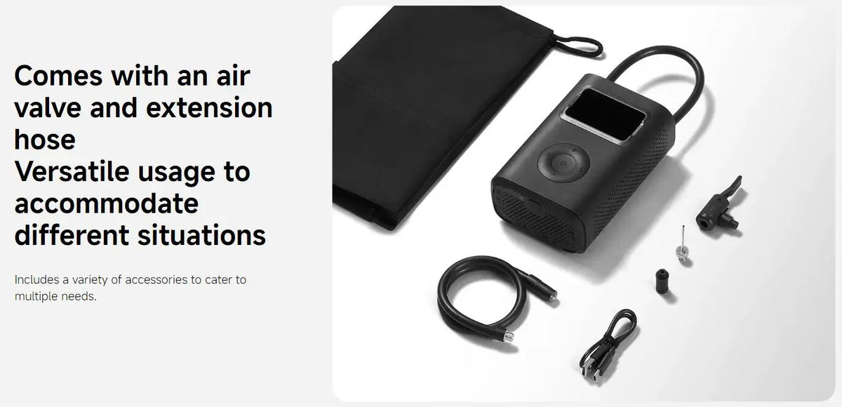 Xiaomi Mijia Portable Air Compressor 2 / 2D / 2PRO, Smart Digital Tire Pressure Detection Inflator, Portable Electric Air Pump