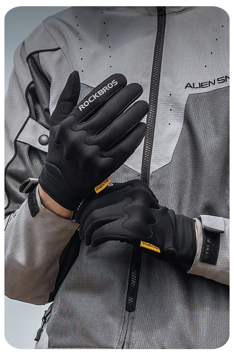 Winter Fahrradhandschuhe mit Touchscreen & Rutschfestem Griff