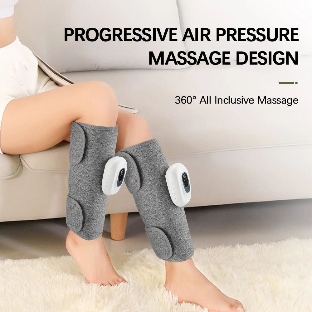 Eletric 360° Air Pressure Calf Massager Wireless Leg Massage 3 Mode Airbag Compresstion Relax Foot Calf Muscle Relieve Fatigue 