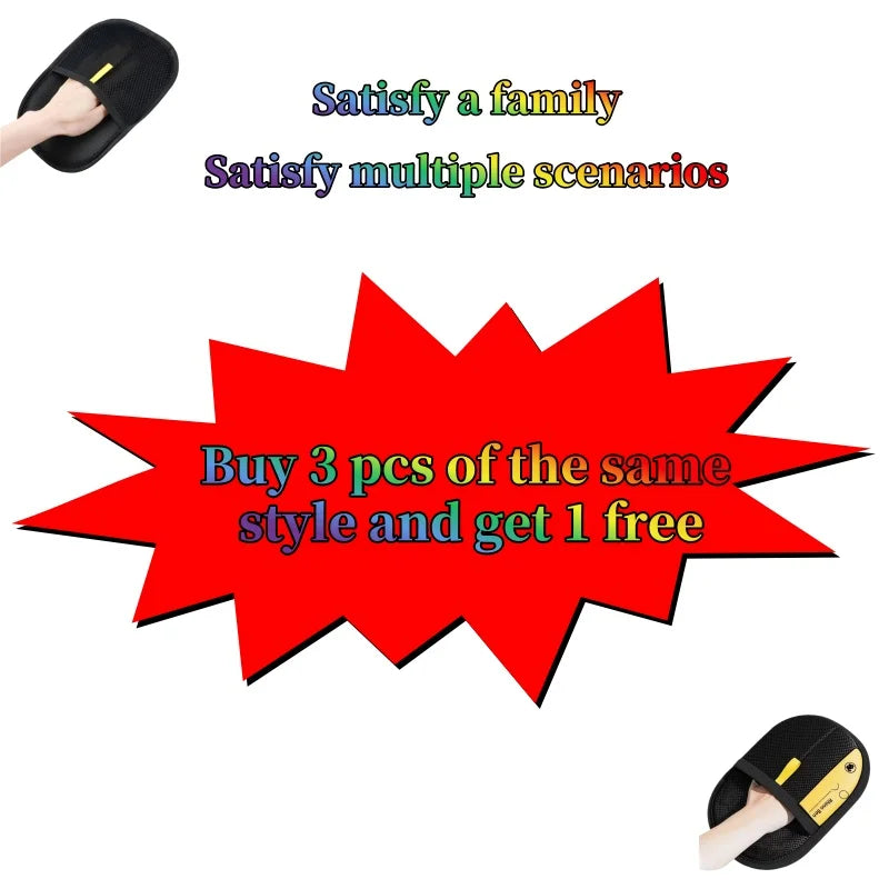 Pet hair glove removal Cat Grooming Reusable Electrostatic Dedusting Brush Dog Hair Remover for Couch Carpet Clothes Washable 