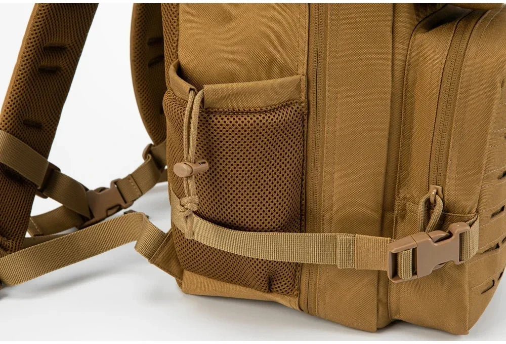 25L/45L Tactical Backpack with Water Bottle Holder