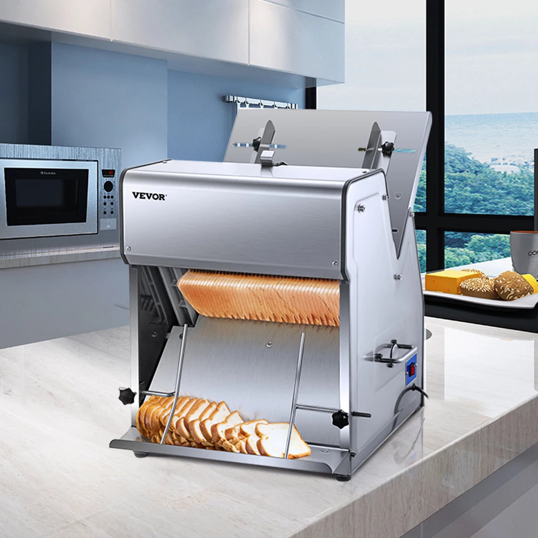 Commercial Electric Bread Slicer 31 Slice 12mm Stainless Steel