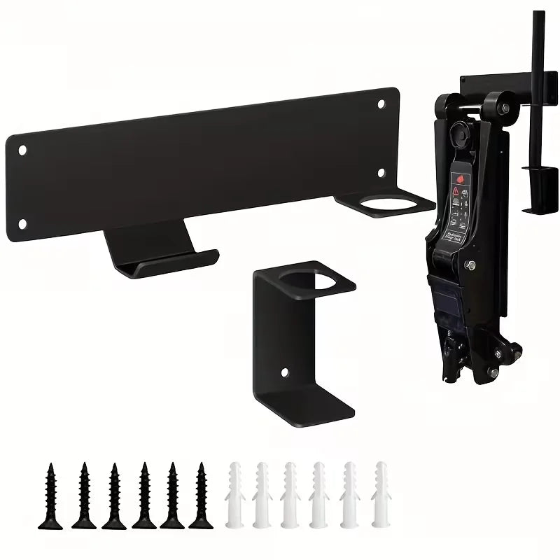 Wall-Mounted Trolley Jack Bracket in Iron