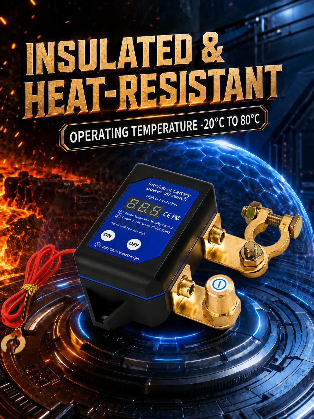 12/24V Remote Battery Disconnect Switch