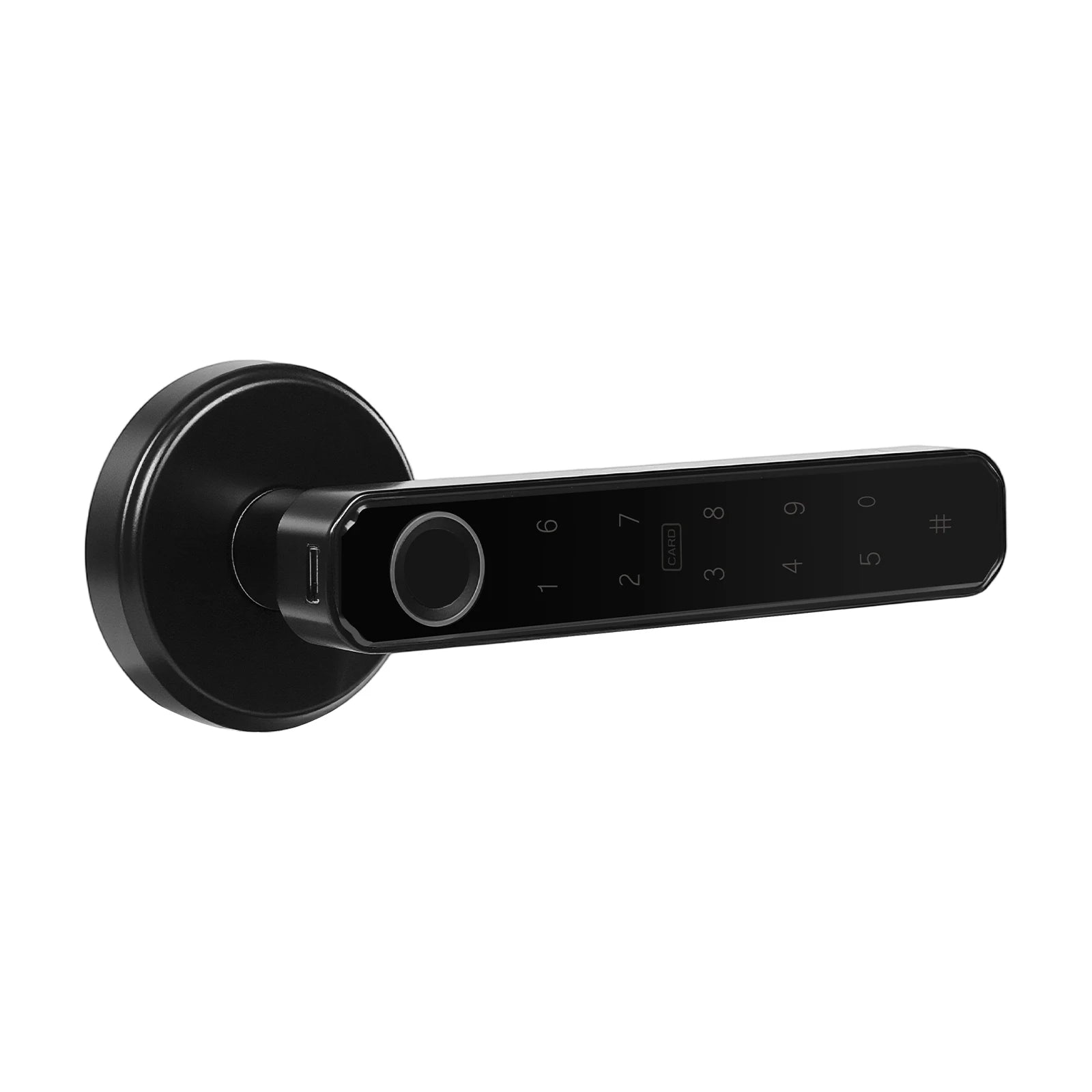 Fingerprint Door Lock, Smart Door Knob, Smart Door Handle Lock This Product Is Suitable for Homes Apartments Offices Door Thickness Is 35-55mm