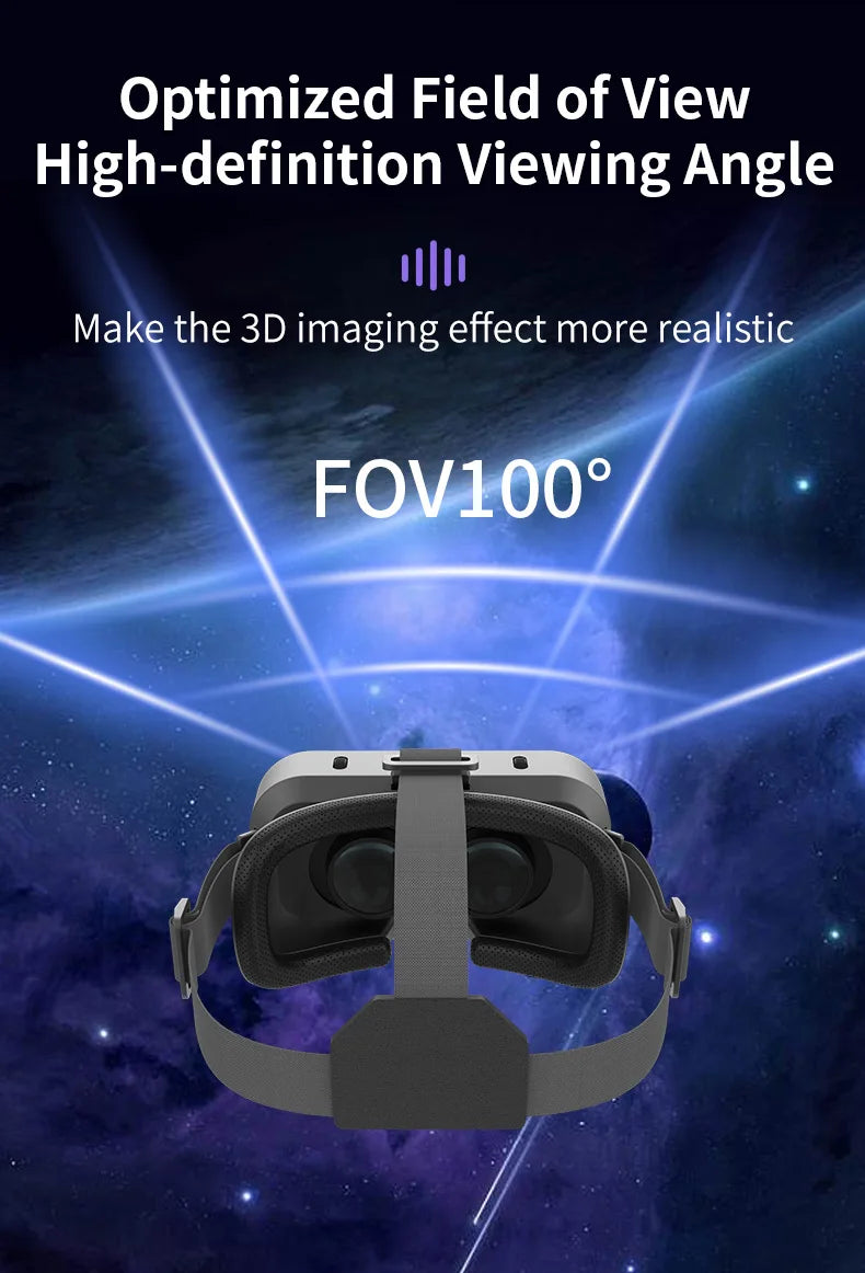 VR brýle 3D virtuální realita, headset, helma, čočky, brýle, chytré pro smartphony, mobilní hry, sada Viar Viewer