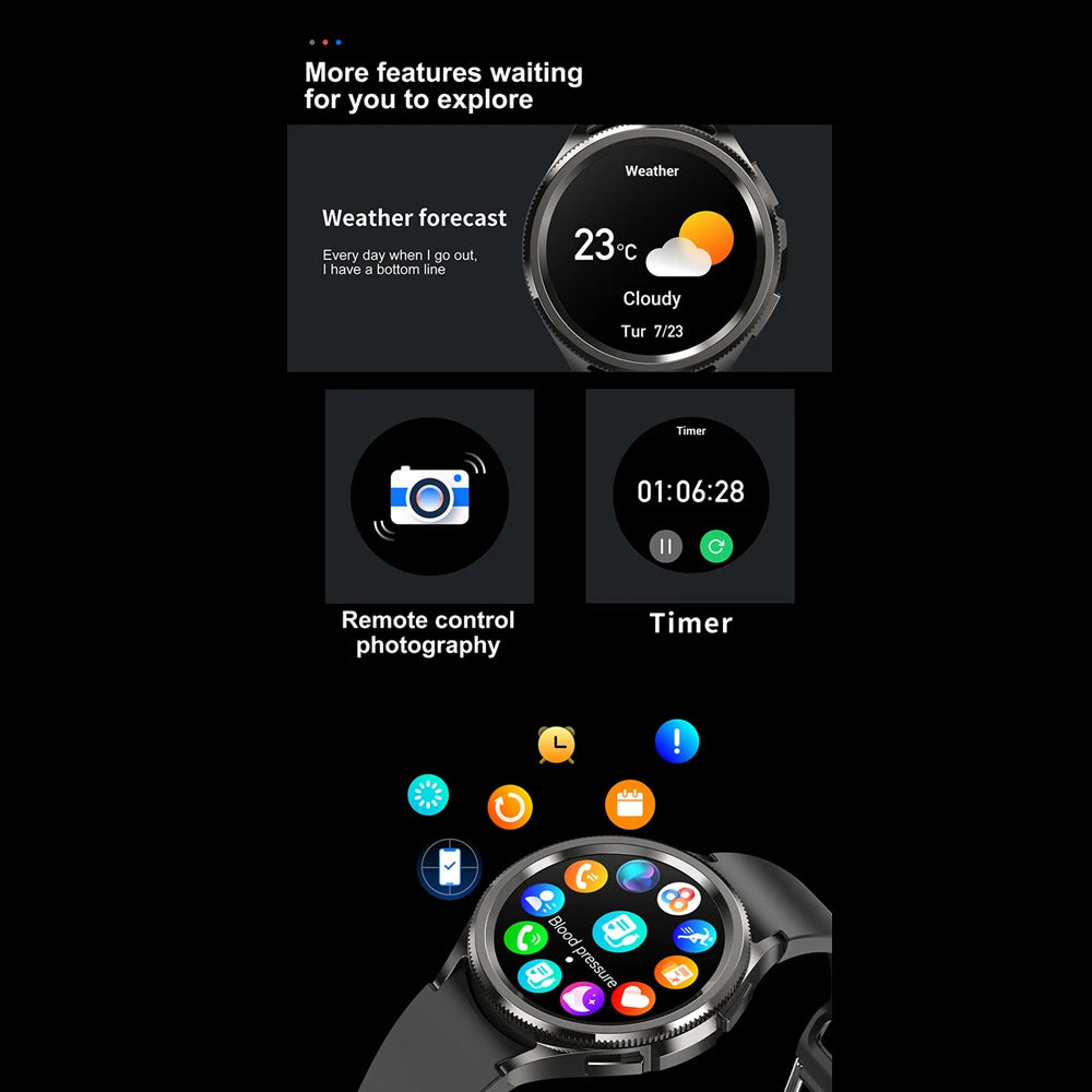 1.46-Inch Round Smartwatch with Calling Features