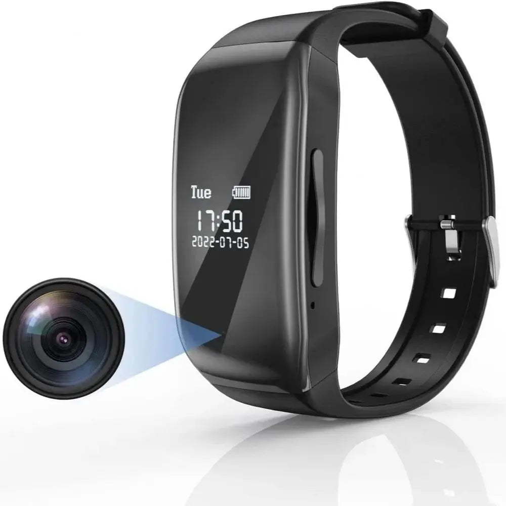 Mini Camera Wristwatch 1080P HD with 4GB Memory Discreet Design