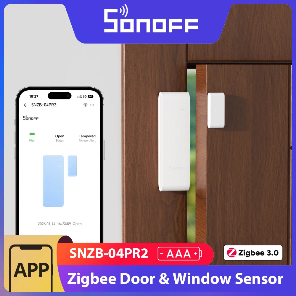 SNZB-04PR2 Zigbee Door and Window Sensor