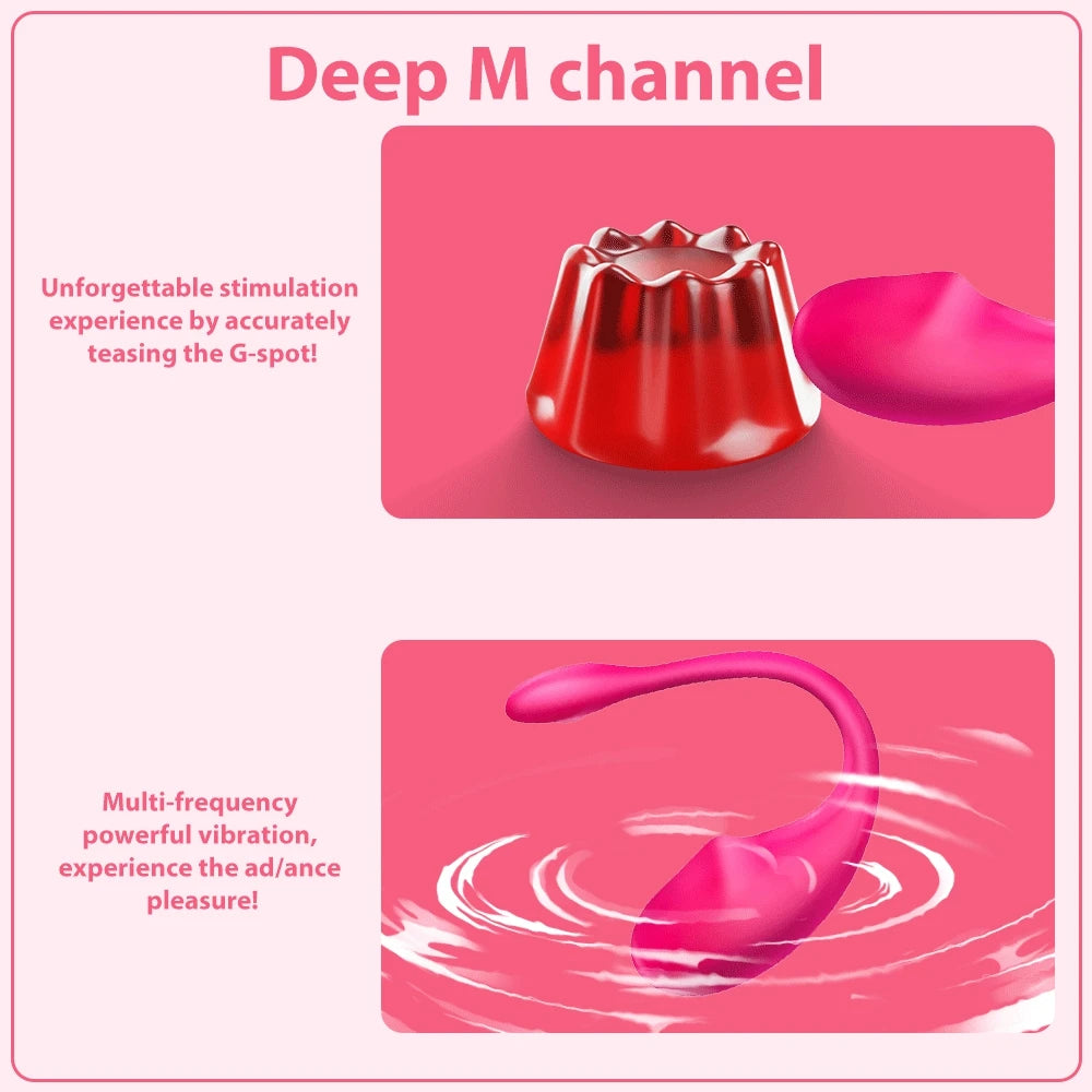 Gizli Zevk İçin Kablosuz Bluetooth Uygulamalı Vibratör