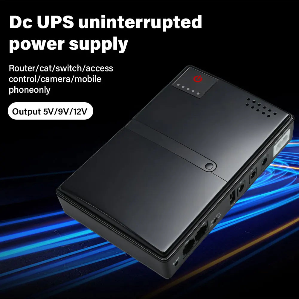Mini UPS 5V 9V 12V pro router WiFi modem