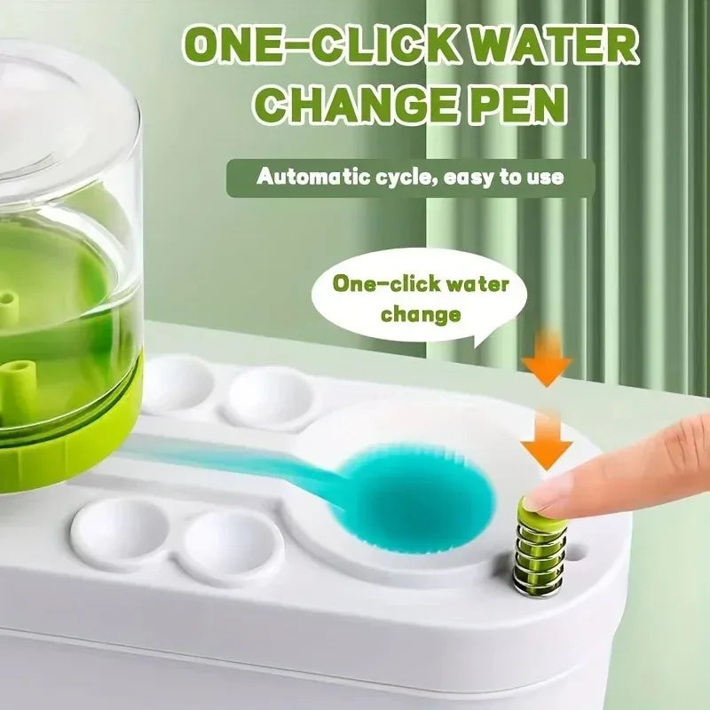 Water-Circulating Paintbrush Cleaner