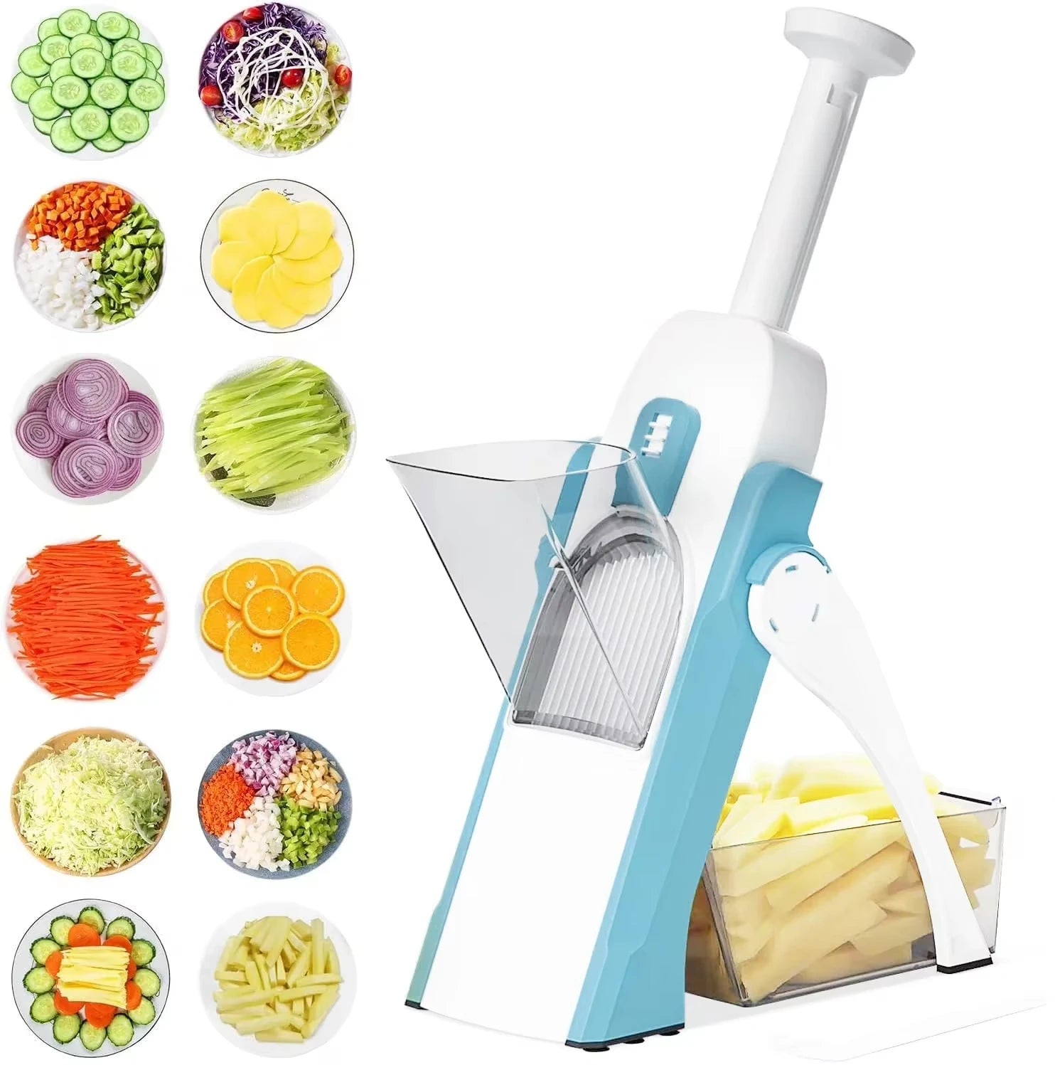 5 in 1 Multifunctional Vegetable Cutter Household Kitchen Radish Grater Slicer Shredded Garlic Cutter Kitchen Tools Accessories 