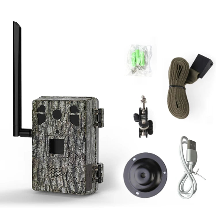 JerderFo Ucon H2 H6 Cellular 4g Lte Deer Hunting Camera Long Battery Life Game Camera Trail Camera Wildlife No Glow Solar Panel