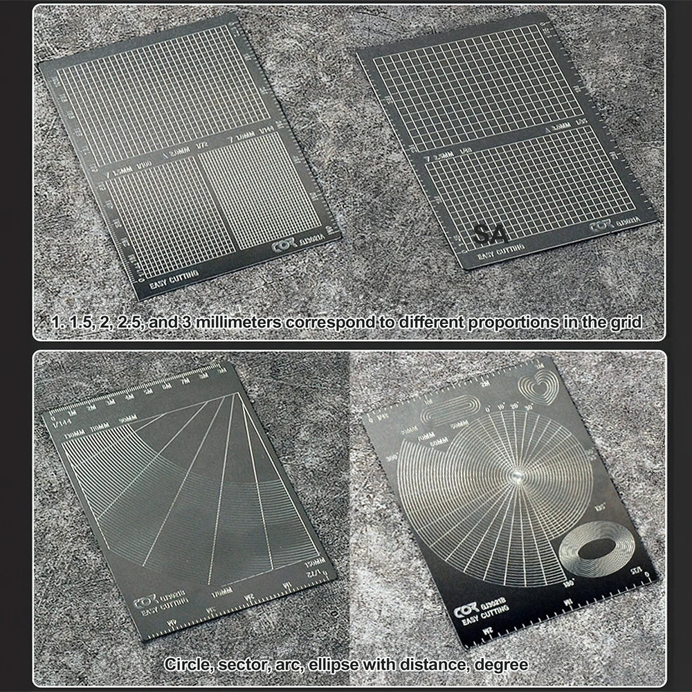 Stainless Steel Model Masking Cutting Template