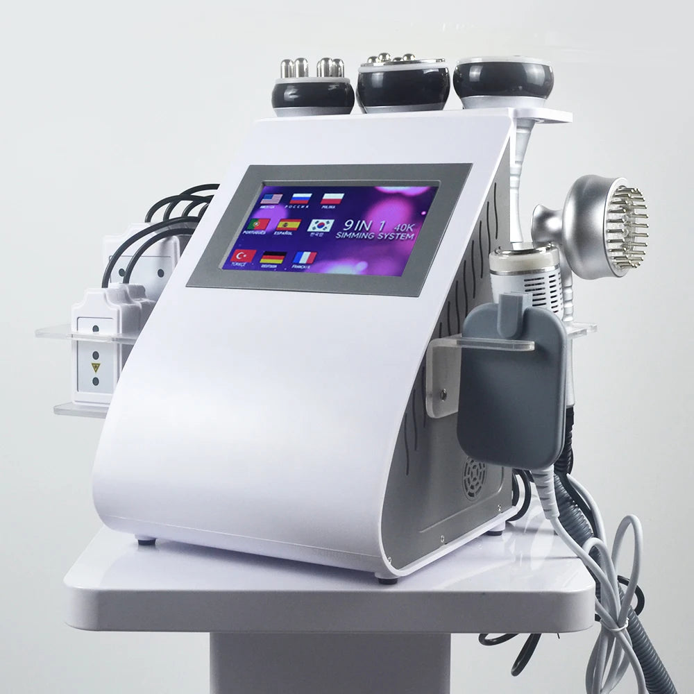 Máquina de Emagrecimento Corporal 9 em 1 com Cavitação 40K