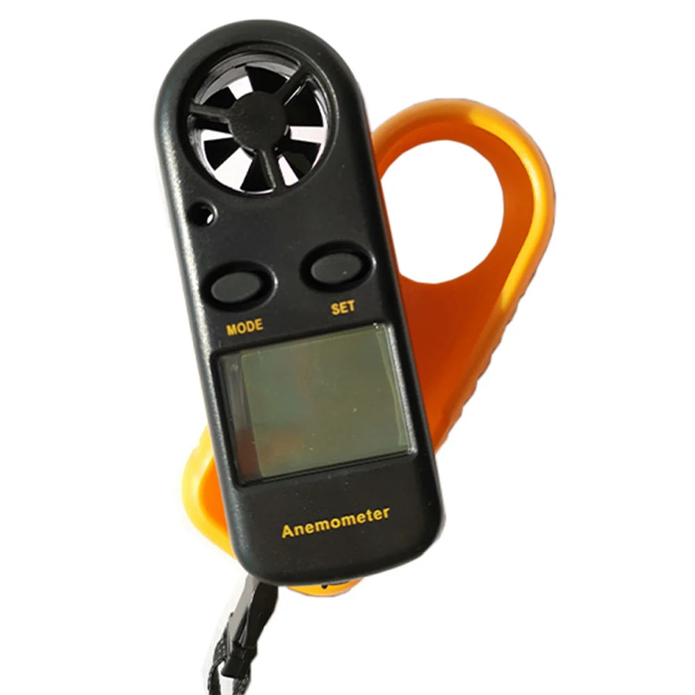 Pocket Digital Anemometer Mini Wind Speed Meter 0-30m/s Air Velocity Airflow with LCD Backlight