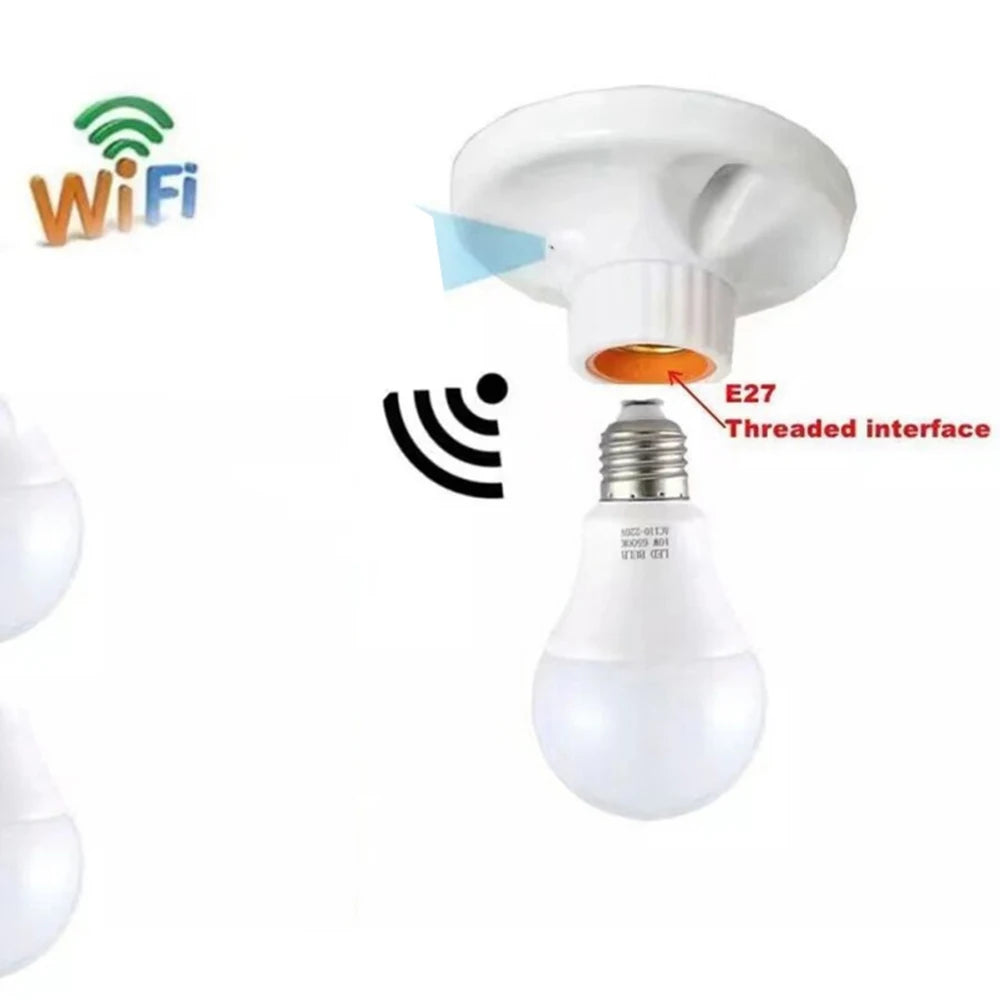 WIFI E27 lamp holder Multifunctional Spy-shop.com