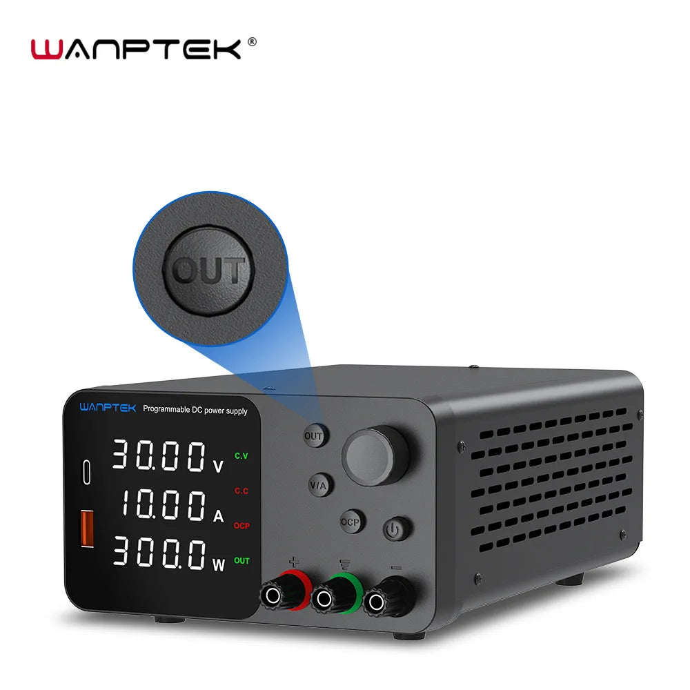 Lab Bench Power Supply Adjustable DC Unit