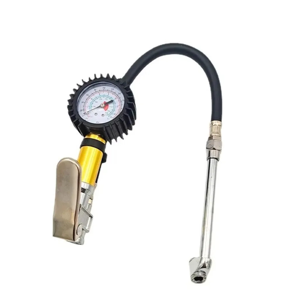 Luftpistol for dekkfylling med 0–220 PSI-manometer