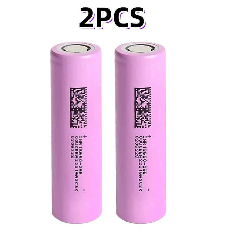 18650 2600mAh Li-Ion Cells - Pack Options