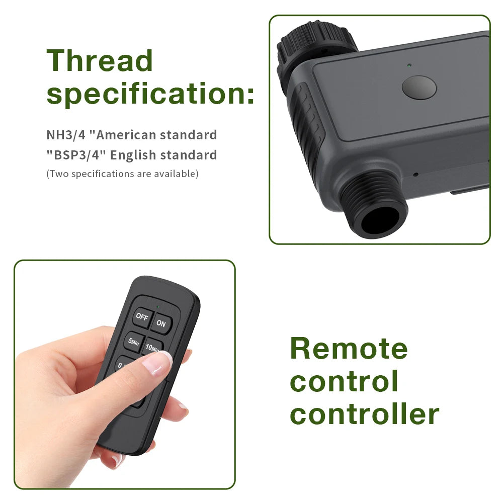 W12 Remote-Control Garden Water Timer