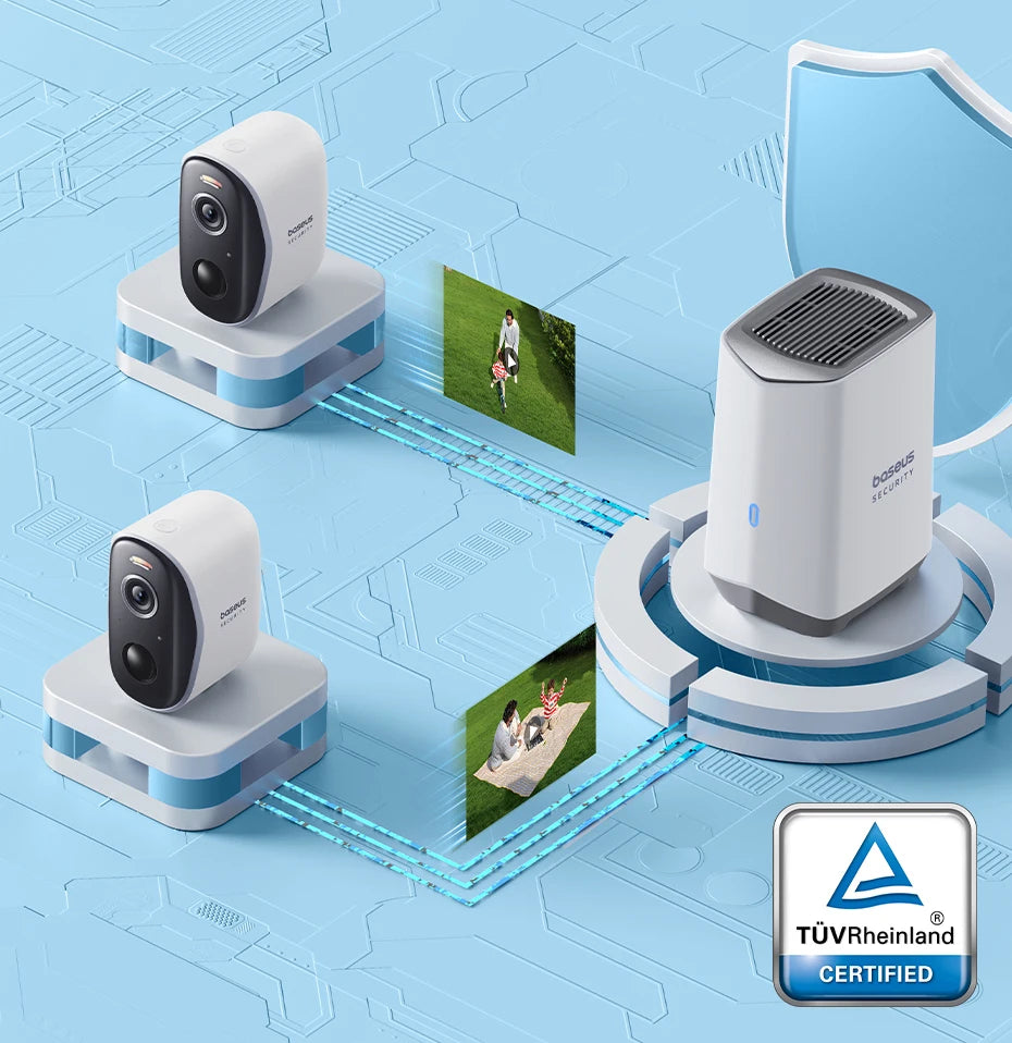 Wireless 2K Security Camera System with 210-Day Battery (2-Cam Kit)