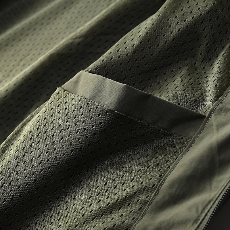 Windbreaker Men Tactical Jacket Waterproof Outdoor Hooded Coat Sports Military European Size S-5XL Field Climbing Thin Outwear 