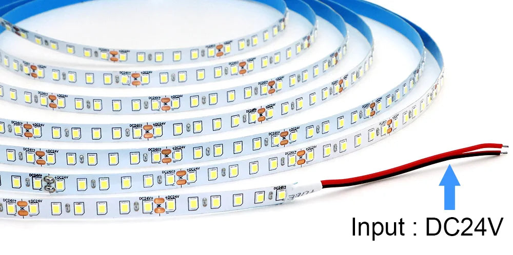 Flexible White LED Strip - 12V / 24V Options