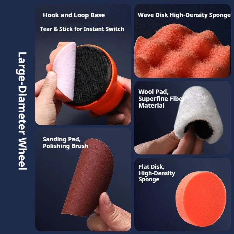 Car Polishing Machine Wireless Polishing and Waxing Artifact Polishing