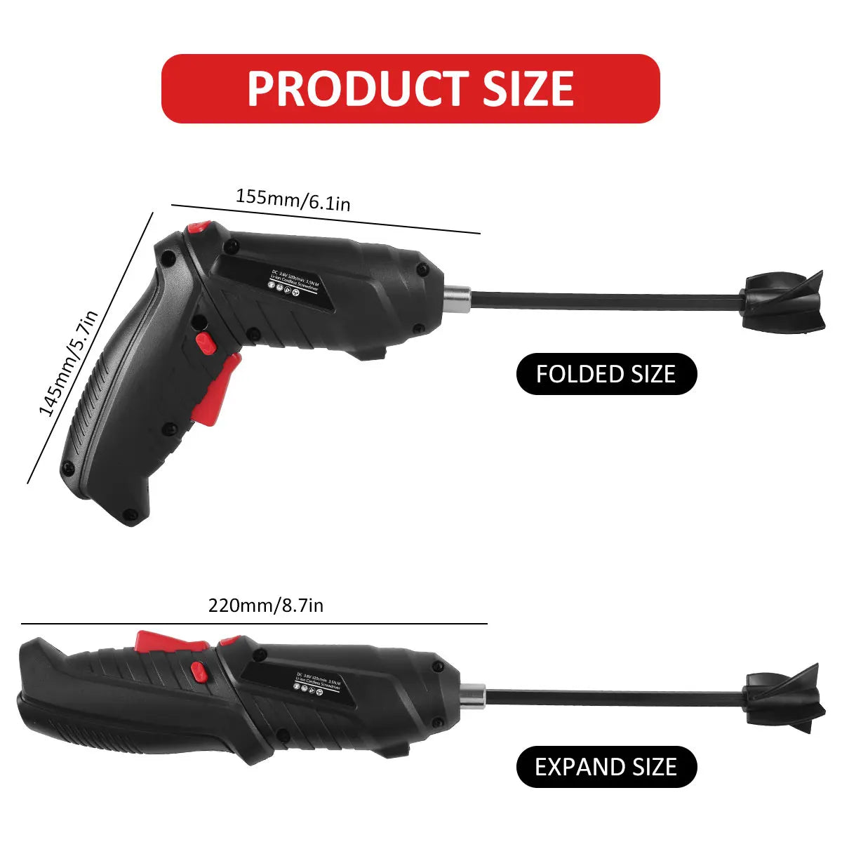 USB-latauksella toimiva hartsin sekoitin kahdella lapasella