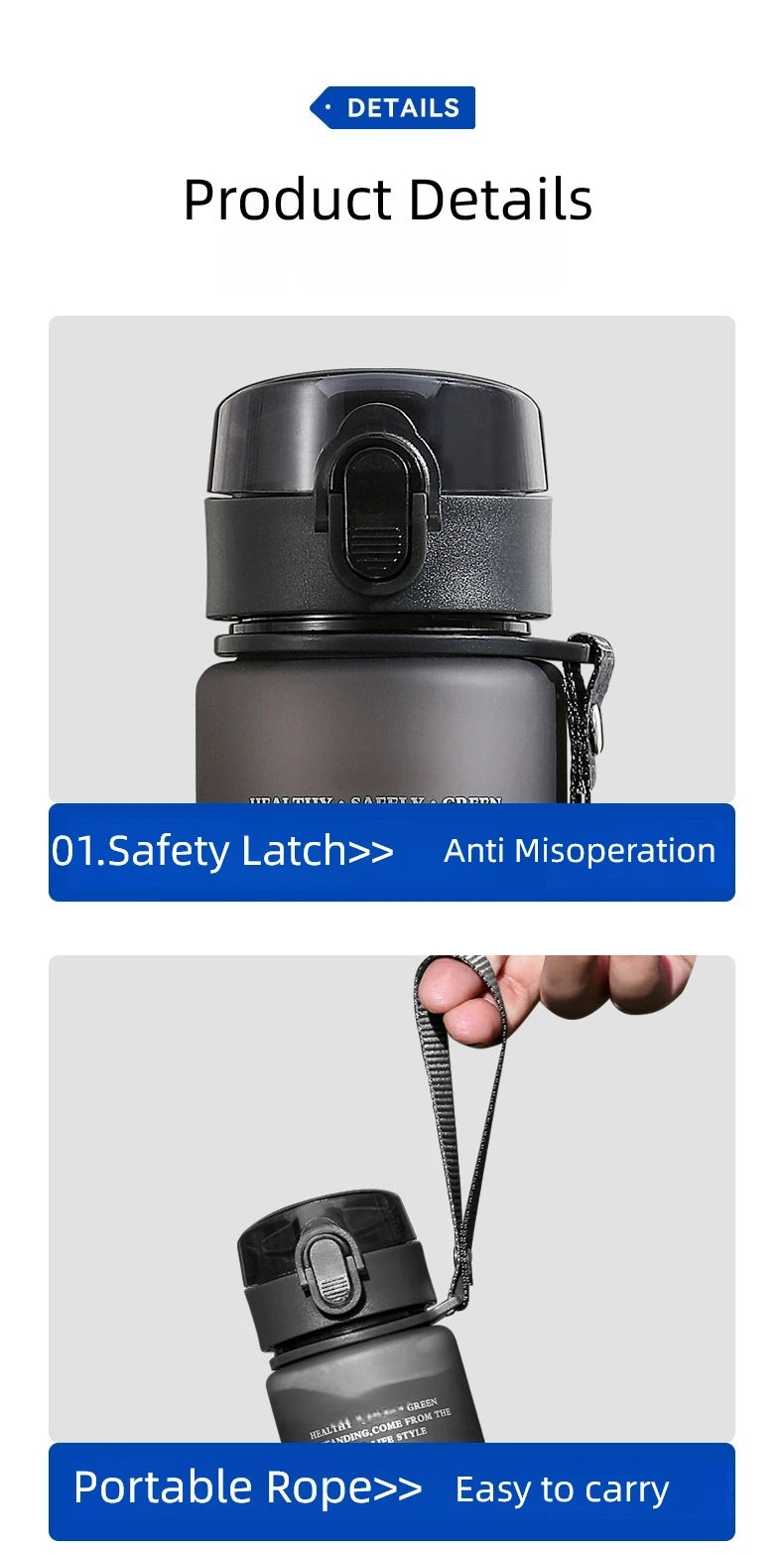 Brand BPA Free Leak Proof Sports Water Bottle High Quality Tour Hiking Portable My Favorite Drink Bottles 400ml 560ml 