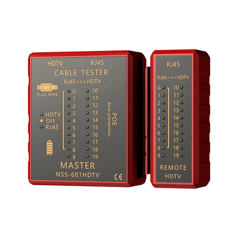 HDMI RJ45 and RJ11 Cable Tester