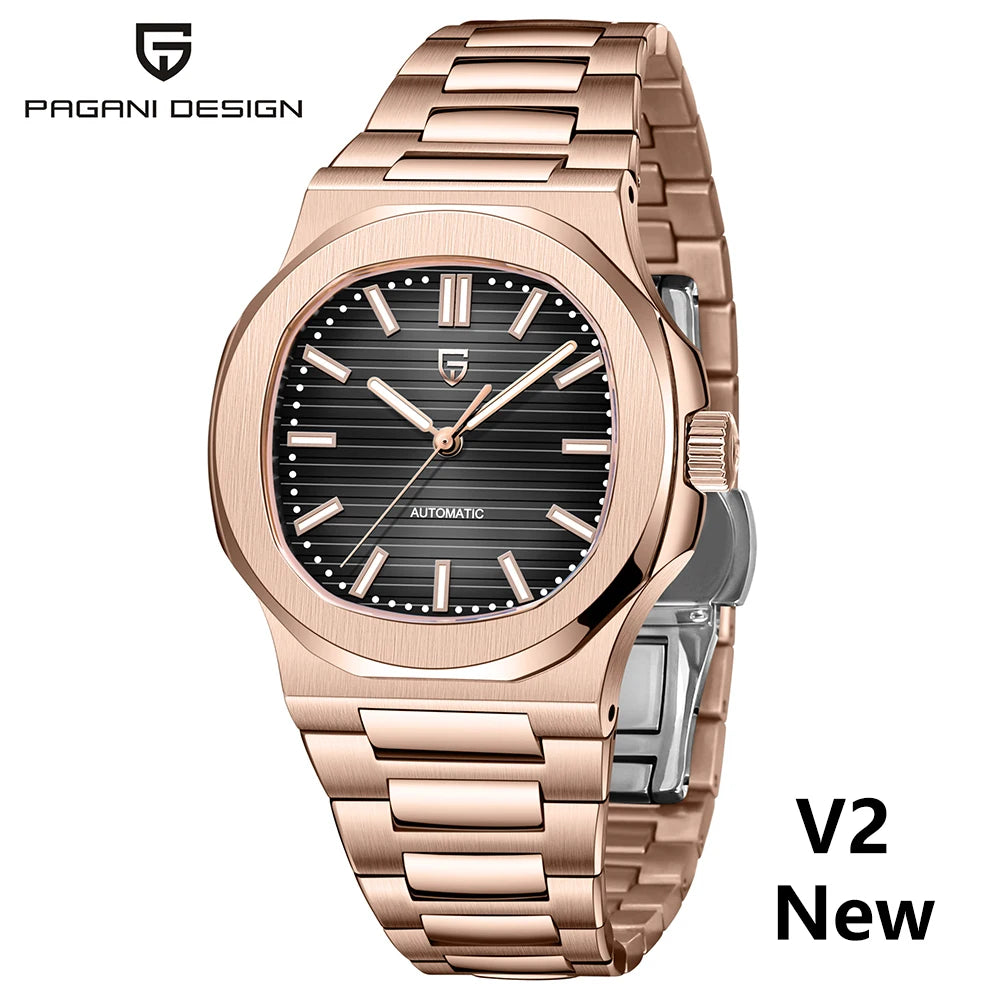 Orologio automatico da uomo Pagani Design 40MM con vetro zaffiro
