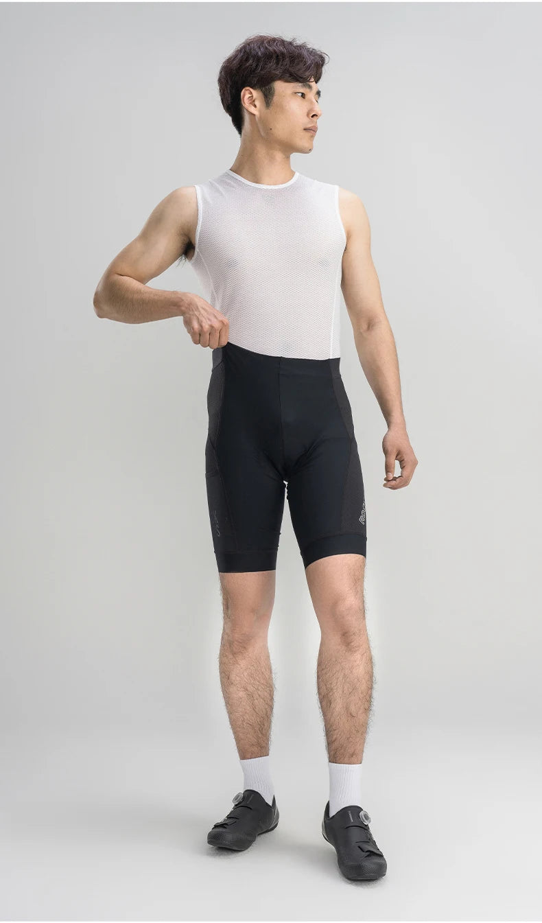 Pantaloncini da ciclismo imbottiti da uomo, asciugatura rapida e traspiranti