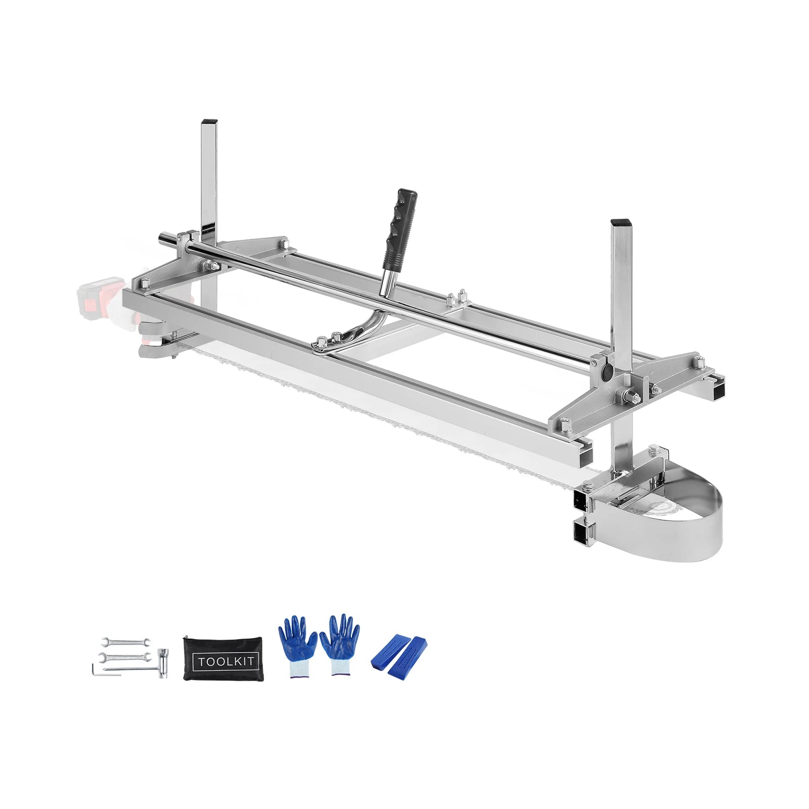SucceBuy 14-36" piła łańcuchowa młyn do cięcia drzewa prowadnica łańcucha pilarka planking mill z grubością cięcia 0,2–11,81" dla budownictwa i stolarzy