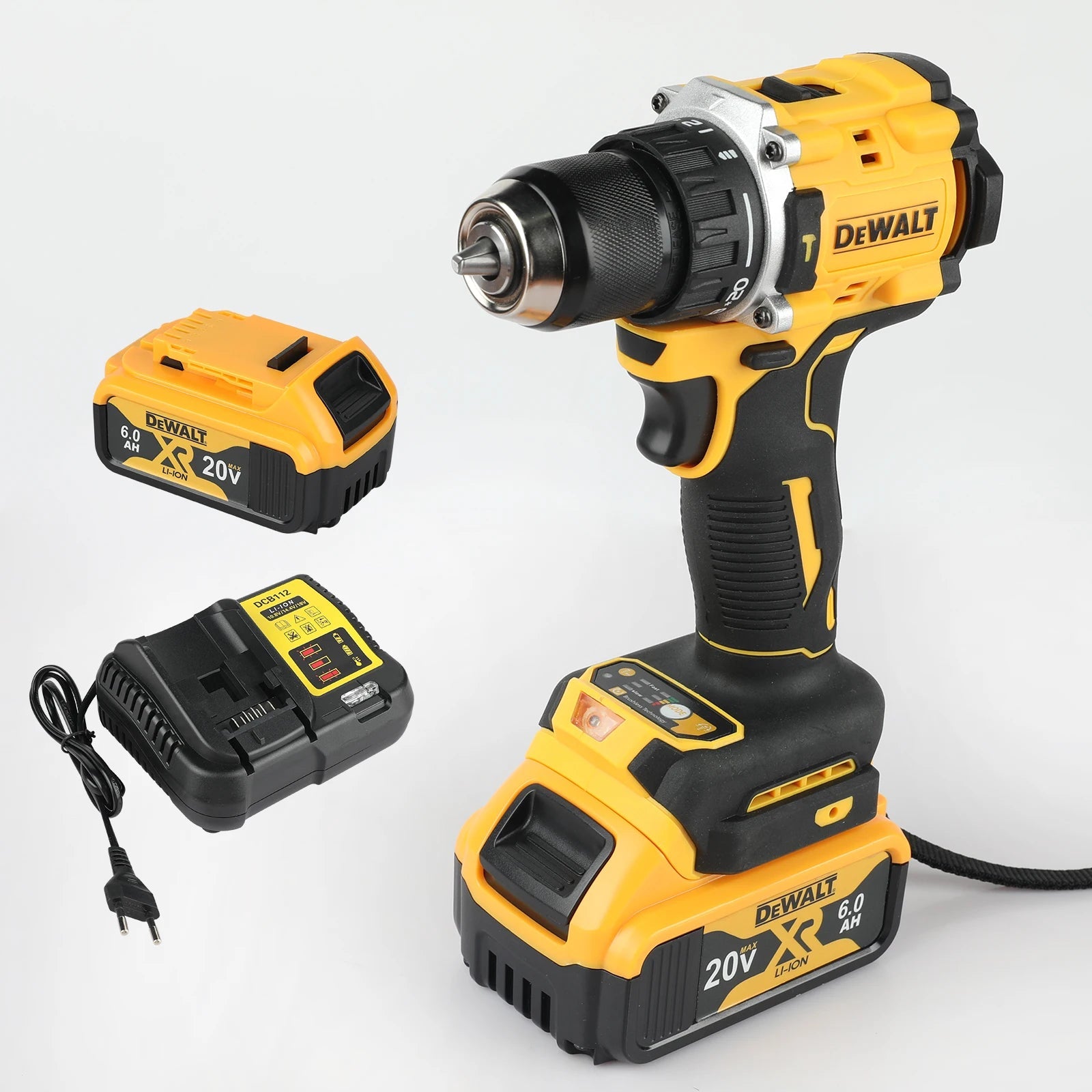 DEWALT Lithium Battery 20V Rechargeable Brushless Compact Electric Screwdriver Hand Drill Impact Drill DCD805 