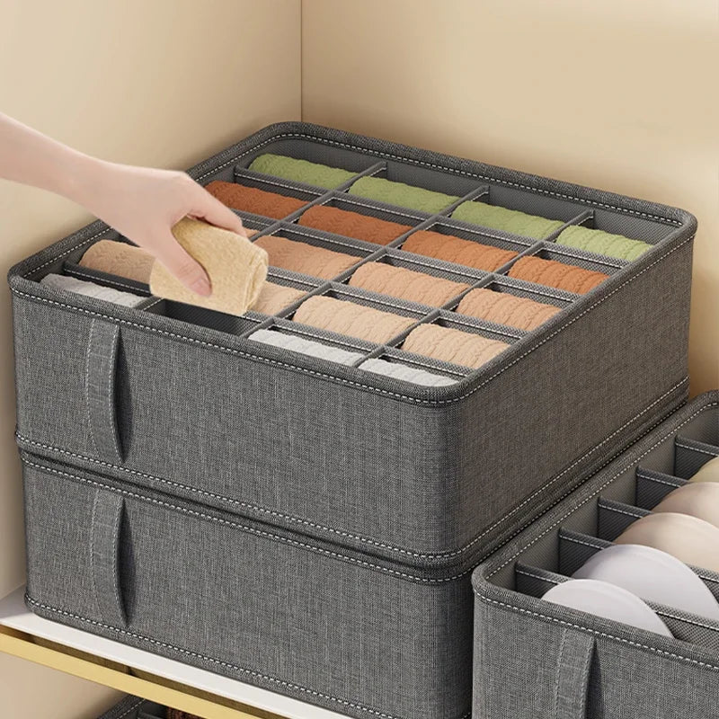 Organizer do przechowywania z wieloma przegródkami do szuflad i szafek