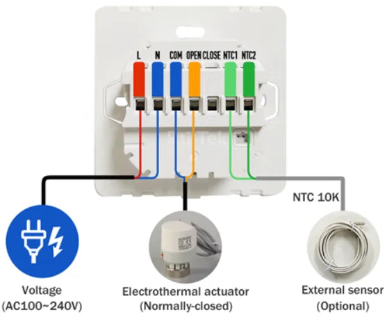 Heating Thermostat - Wi-Fi and Standard Options