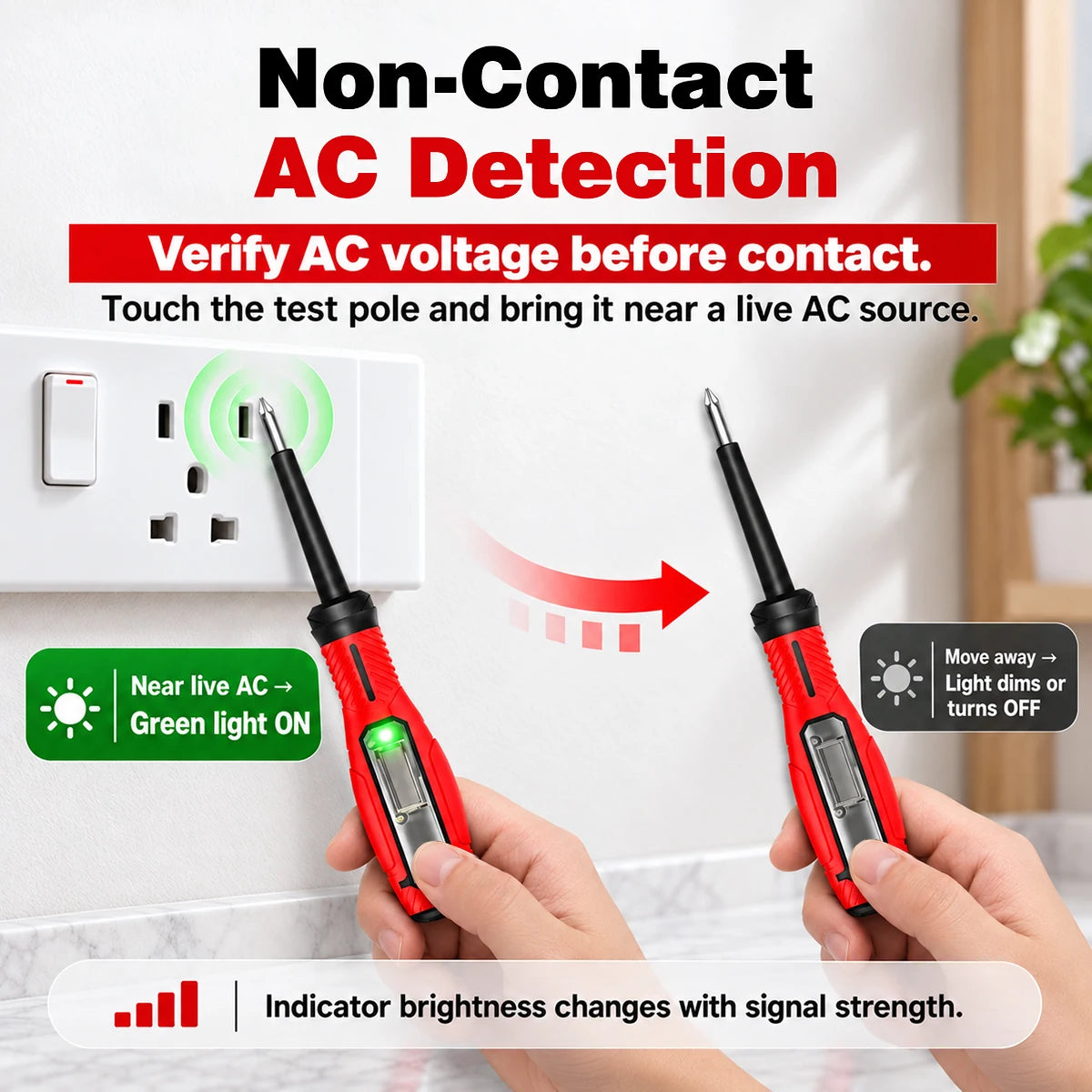 LY86D Digital AC Voltage Tester Pen