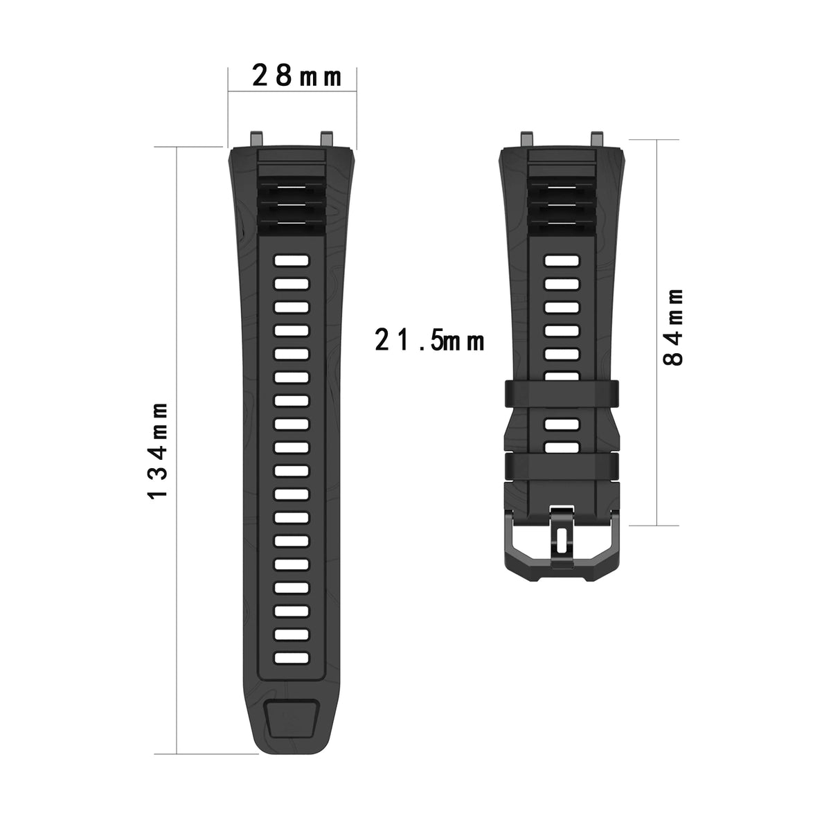 Bracelete de silicone de substituição para Amazfit T-Rex 3